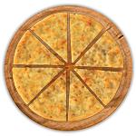 Pizza Based Garlic Bread With Cheese 